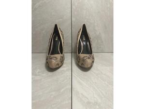 Report Signature 'Parker' rhinestone leopard print platform stilettos Size 8.5